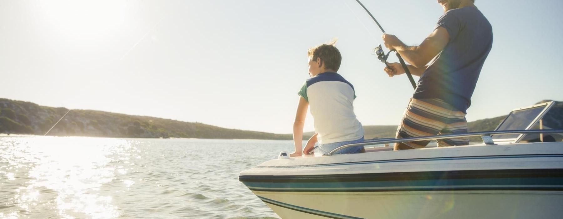 people fishing on a boat